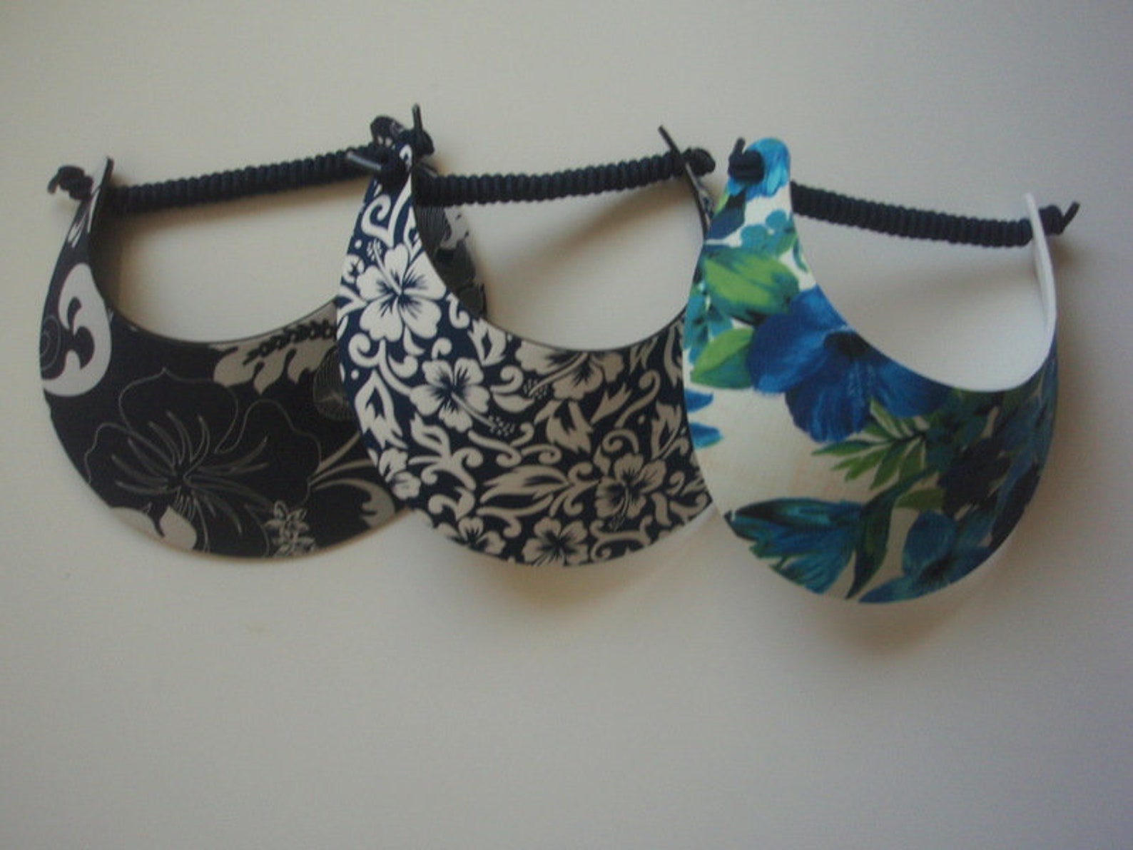 Curly Lace Foam Sun Visor with Laminated Fashion Fabrics Etsy