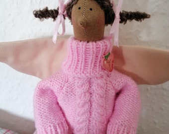 Hausengel, Engel, Tilda Holzhaus, Deko, Geschenk