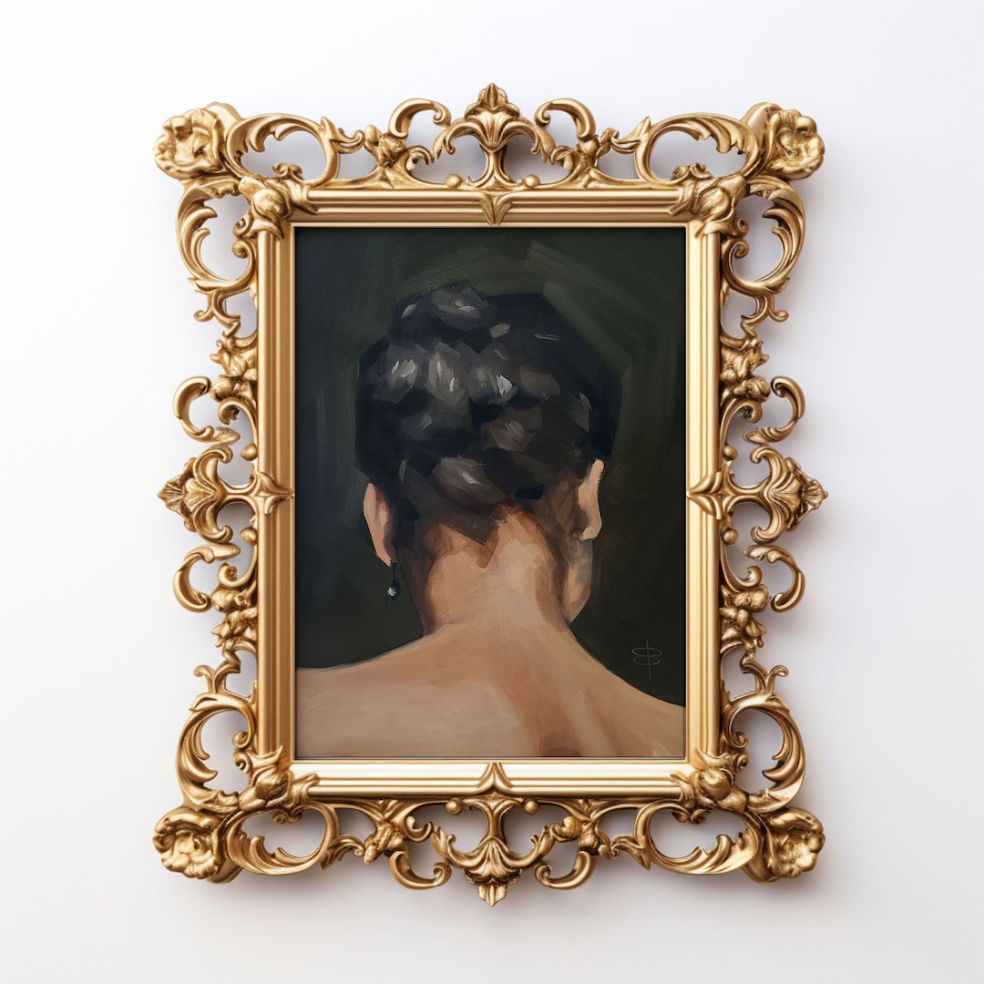 Woman Portrait Series 2 Original Oil Painting Fine Art Print - Etsy