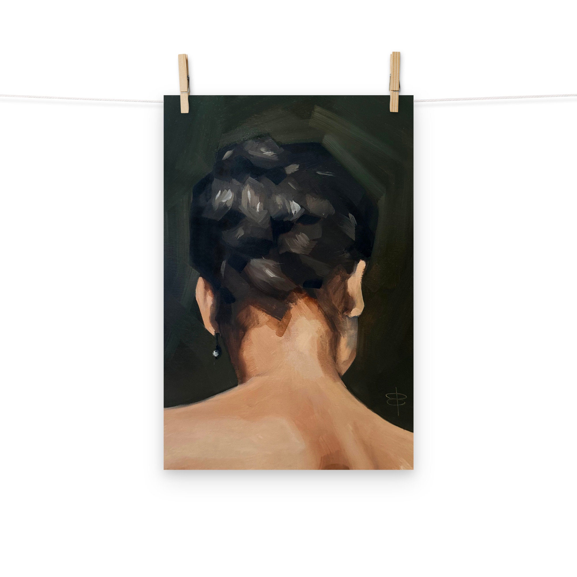 Woman Portrait Series 2 Original Oil Painting Fine Art Print - Etsy