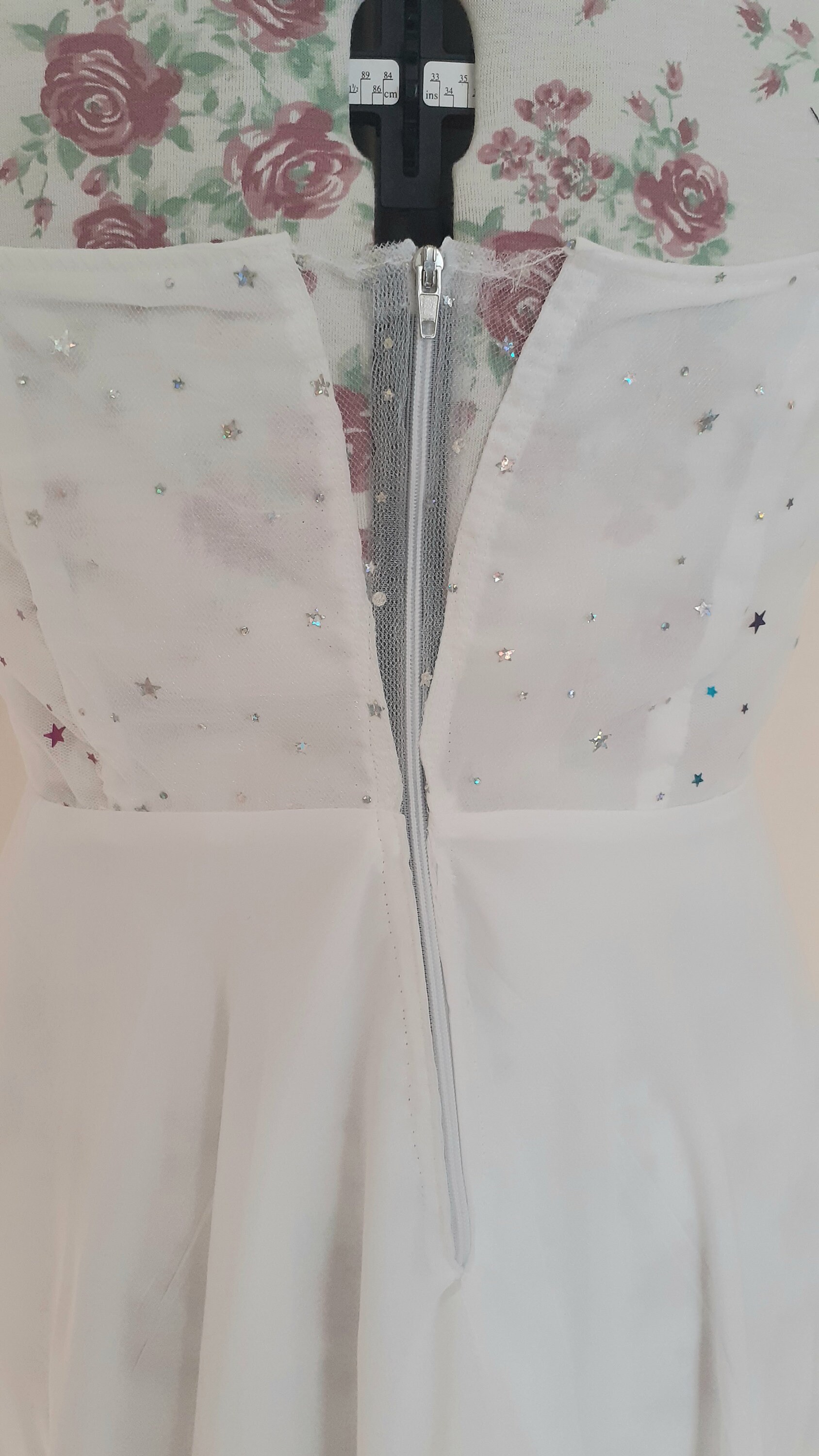 Starry Tulle Handkerchief Hem Dress Size 10 - Etsy