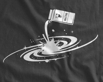 Milky Way T-Shirt Space Universe Exploration Astro Star Astronomy Galaxy Clothing Milky Way Galaxy Tshirt Mens Ladies Womens Kids Tshirt