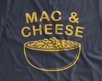 Bowl of Mac and Cheese T-shirt Funny Macaroni and Cheese Dinner Funny Kids Shirt Kraft Dinner KD Mens Ladies Womens Youth Kids Tshirt