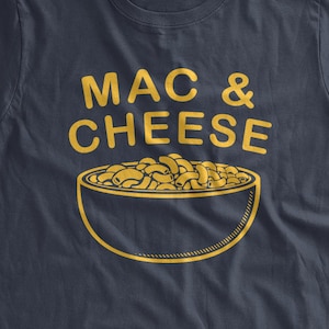 Bowl of Mac and Cheese T-shirt Funny Macaroni and Cheese Dinner Funny Kids Shirt Kraft Dinner KD Mens Ladies Womens Youth Kids Tshirt