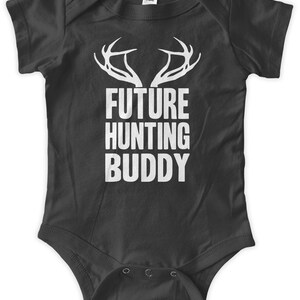 Future Hunting Buddy Baby One Piece Body Suit Engineering Gifts Baby Graphic Infant Clothing Baby Shower Gift Short Sleeve Bodysuit Romper