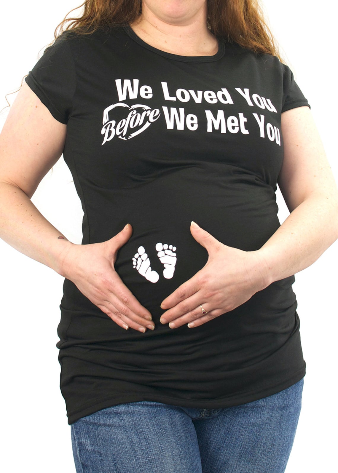 We Loved You Before We Met You Maternity T-shirt Clothes Top - Etsy