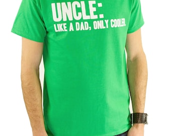 Definition of An Uncle T-Shirt  Uncle Like A Dad But Only Cooler Baby Gift Pregnancy Baby Shower Diaper Party Birthday New Baby Gift Shower
