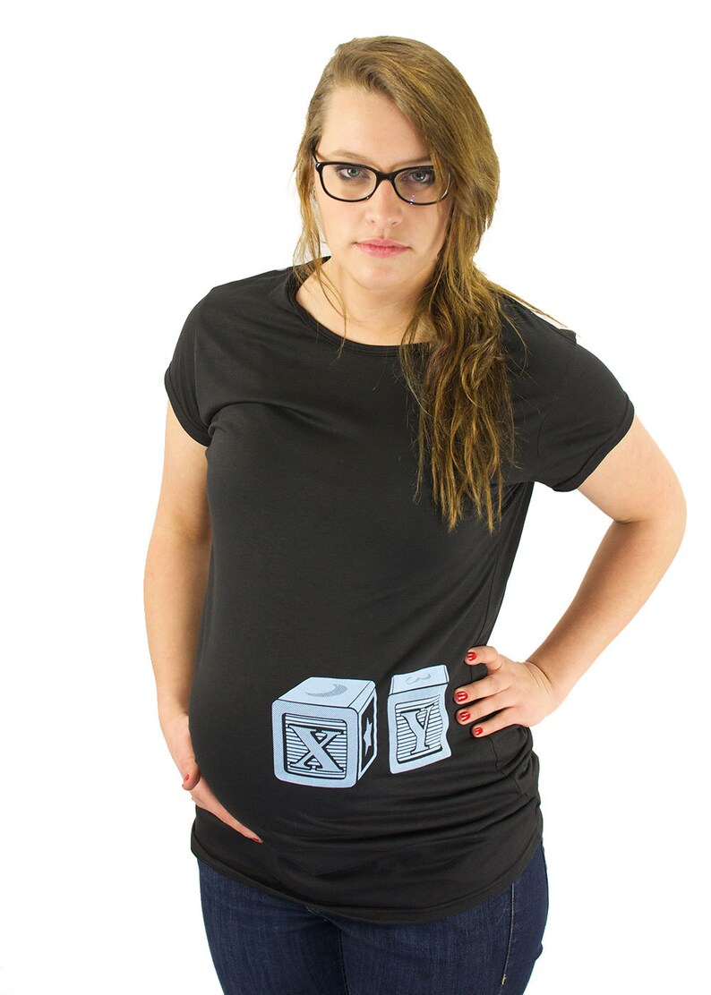 Boy XY Chromosome Baby Boy Baby Blocks Maternity T-shirt - Etsy