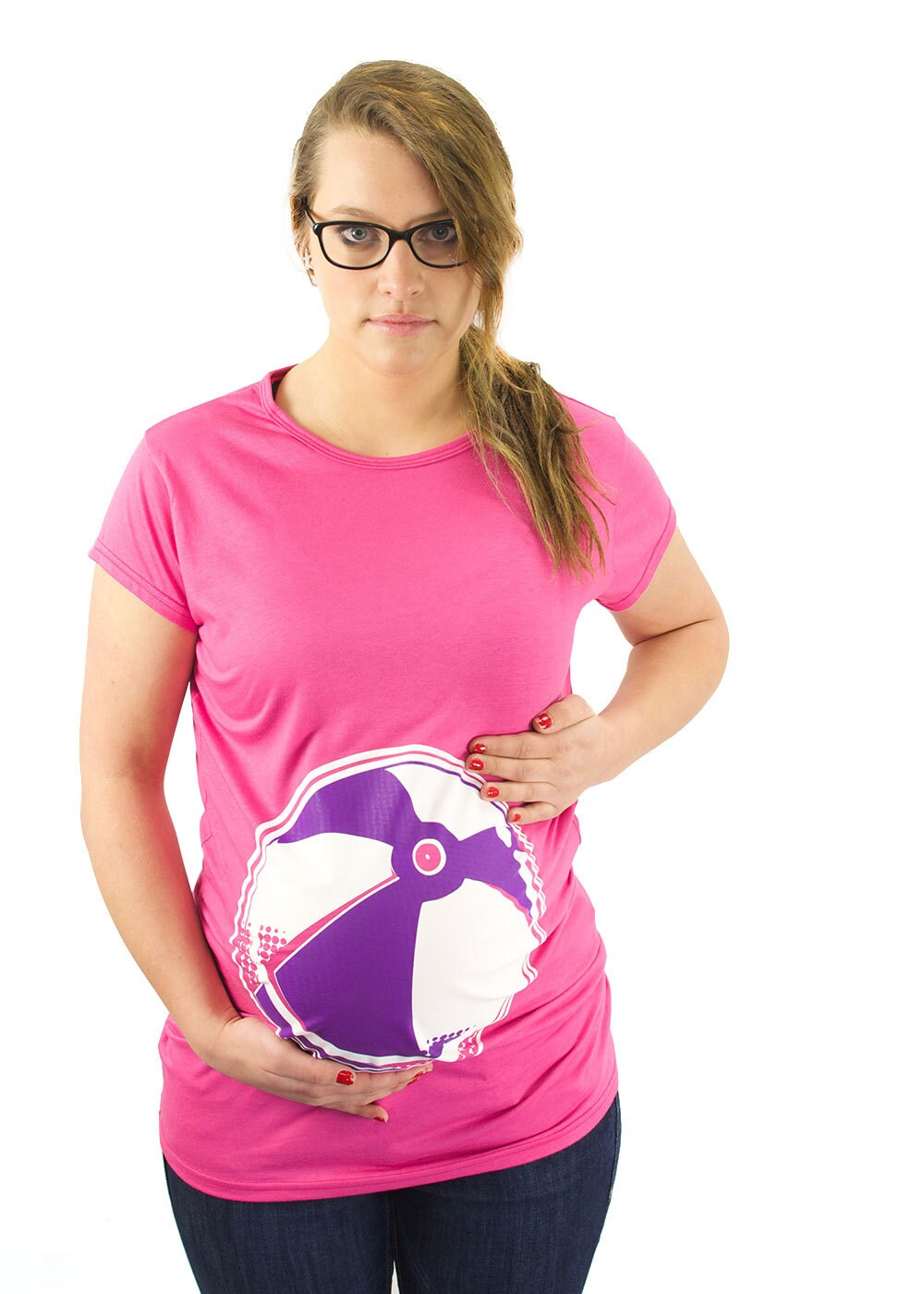 Maternity Clothes Funny Beach Ball Maternity Tshirt Clothes Etsy