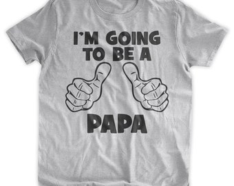 Funny Papa Tshirt I'm Going To Be Papa Tshirt BLK INK Grandparent T-Shirt Brother Gifts Dad Baby Pregnancy Announcement Mens Family T-shirt