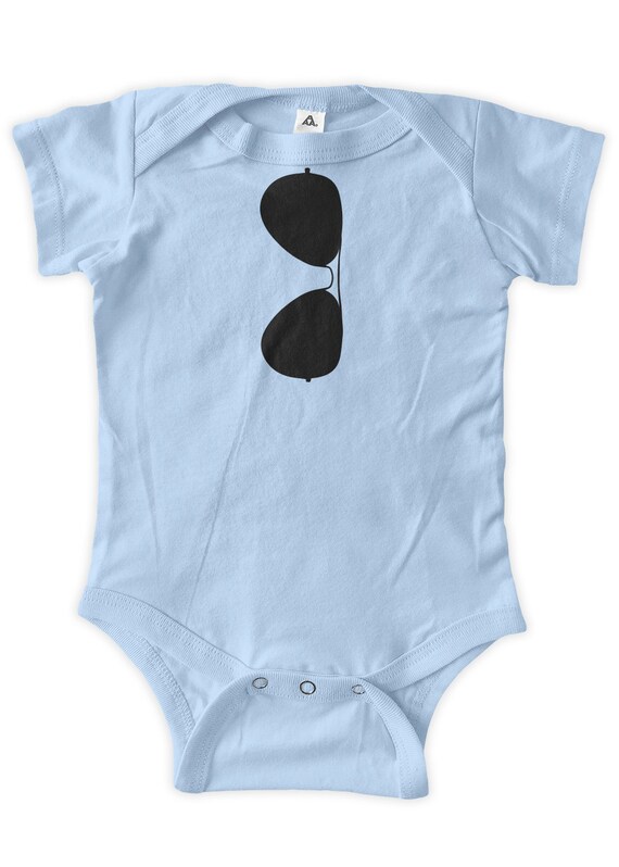 Aviator Sunglasses Baby One Piece Body Suit Gifts Baby Graphic | Etsy