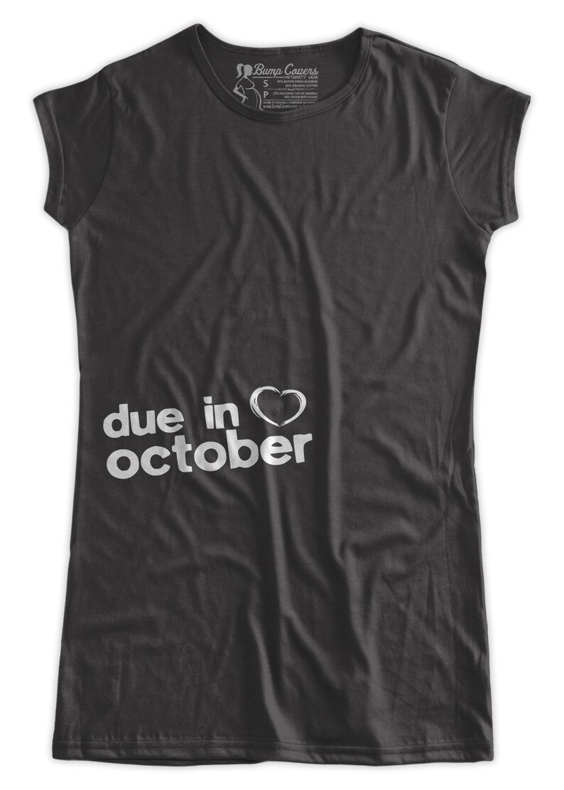 Custom Due Date Maternity T-Shirt Maternity Clothes Summer | Etsy