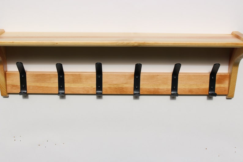 Shelf with Coat Hooks / Coat Hook Shelf / Coat Rack / Shelf / Etsy
