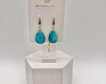 Turquoise Teardrop Earrings