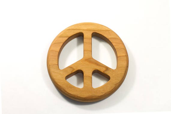 peace sign teether