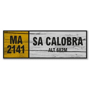 Sa Calobra Wall Sign - Printed Wall Decoration - Cycling Souvenir - Gift For Cyclist - Tour de France Souvenir