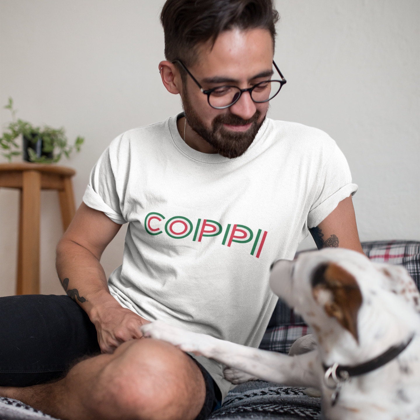 Image of Cycling T-Shirt - Fausto Coppi Gifts Italian Clothing Christmas Gift Ideas