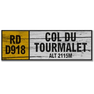 Col du Tourmalet Wall Sign - Printed Wall Decoration - Cycling Souvenir - Gift For Cyclist - Tour de France Souvenir