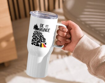 Tour of Flanders Insulated Travel Mug Cycling Travel Mug Spring Classics Monuments and More