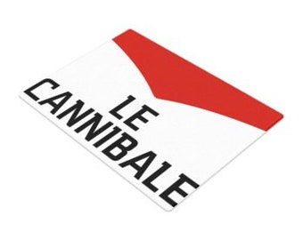 Le Cannibale Glass Chopping Board - Cycling  - Tour de France Souvenir - Cycling Gift - Cycling Souvenir - Christmas Cycling gift ideas
