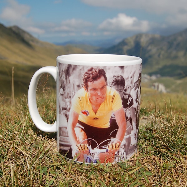 Bernard Hinault Citation Mug - Souvenir cycliste - Tour de France - Idées cadeaux cyclistes de Noël