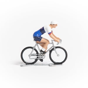 Slovakia National Cycling Team Mini Cyclist Figure - Tour de France Souvenir - Gifts For Cyclists - Retro Cycling