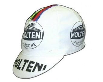 Retro Cycling Cap - MolteniCap - Cycling Souvenir - Wielercadeau - Tour de France - Wielerfans