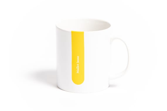 Yellow Jersey Cycling Mug - Tour de France Yellow Jersey Inspired Mug - Cycling Souvenir - Cycling Gift - Gifts For Cyclist