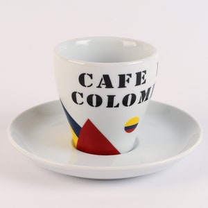 Cafe de Colombia - Retro Cycling Teams Cup - Fietsen - Fietscadeau - Tour De France - Fietssouvenirs - Wielerbekers
