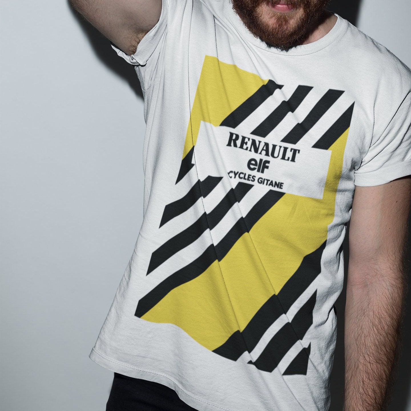 Image of Cycling T-Shirt - Renault Jersey Inspired Gifts Christmas Gift Ideas