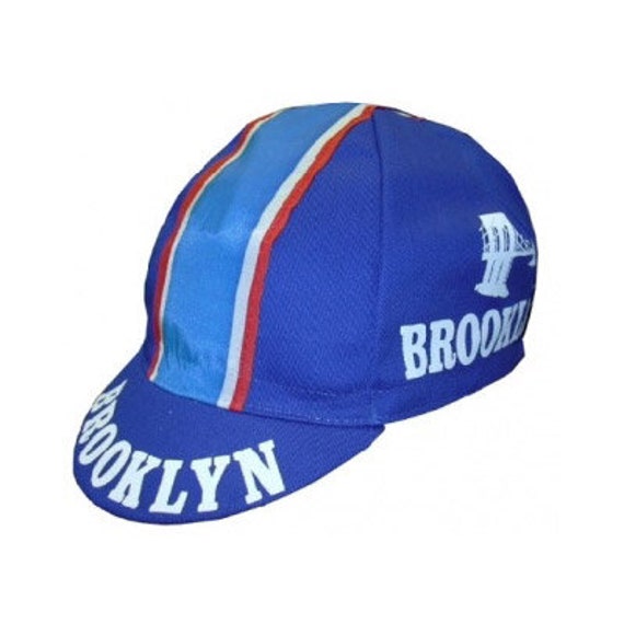Retro Cycling Cap Brooklyn Blue Cap Cycling Souvenir Etsy