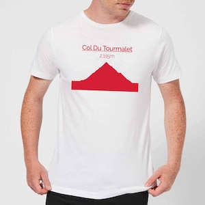 Cycling T-Shirt - Col du Tourmalet - Cycling Gifts - Tour de France - Cycling Clothing - Christmas Cycling gift ideas