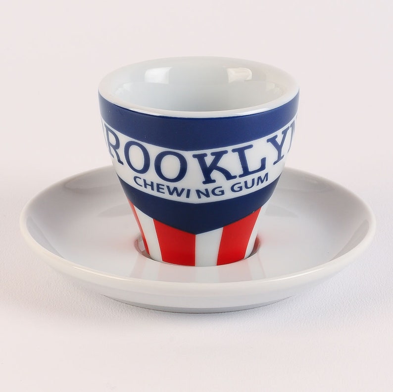 Brooklyn Chewing Gum Espresso Cup Retro Cycling Teams Cup USA Cycling
