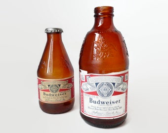 Old Budweiser Bottle Etsy