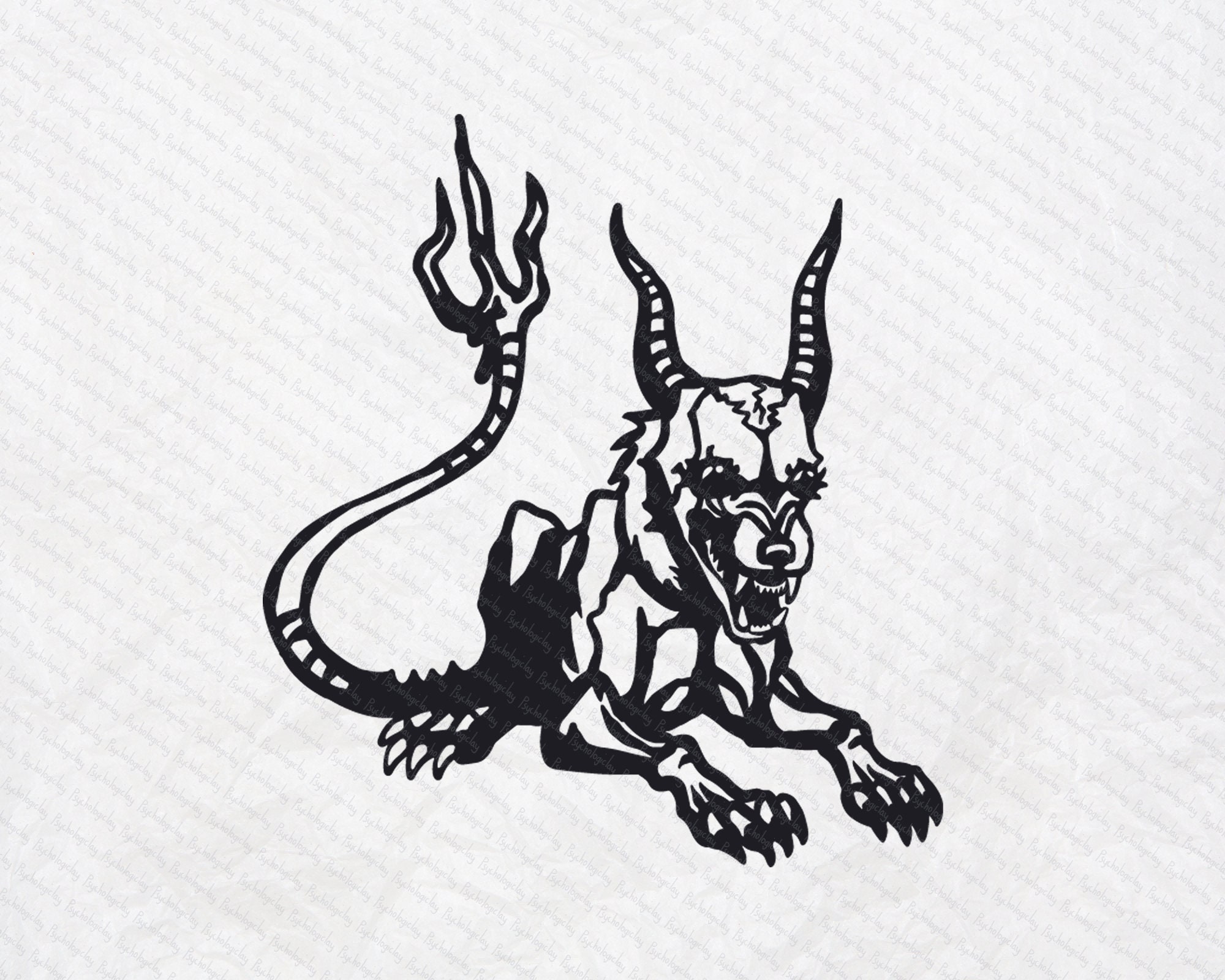 Hellhound SVG Digital Download - Etsy