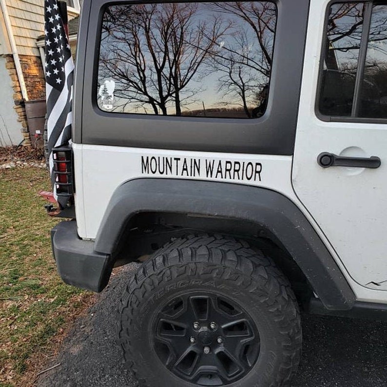 Custom Hood Decal pair // Jeep Name Decals // Jeep Hood Etsy UK
