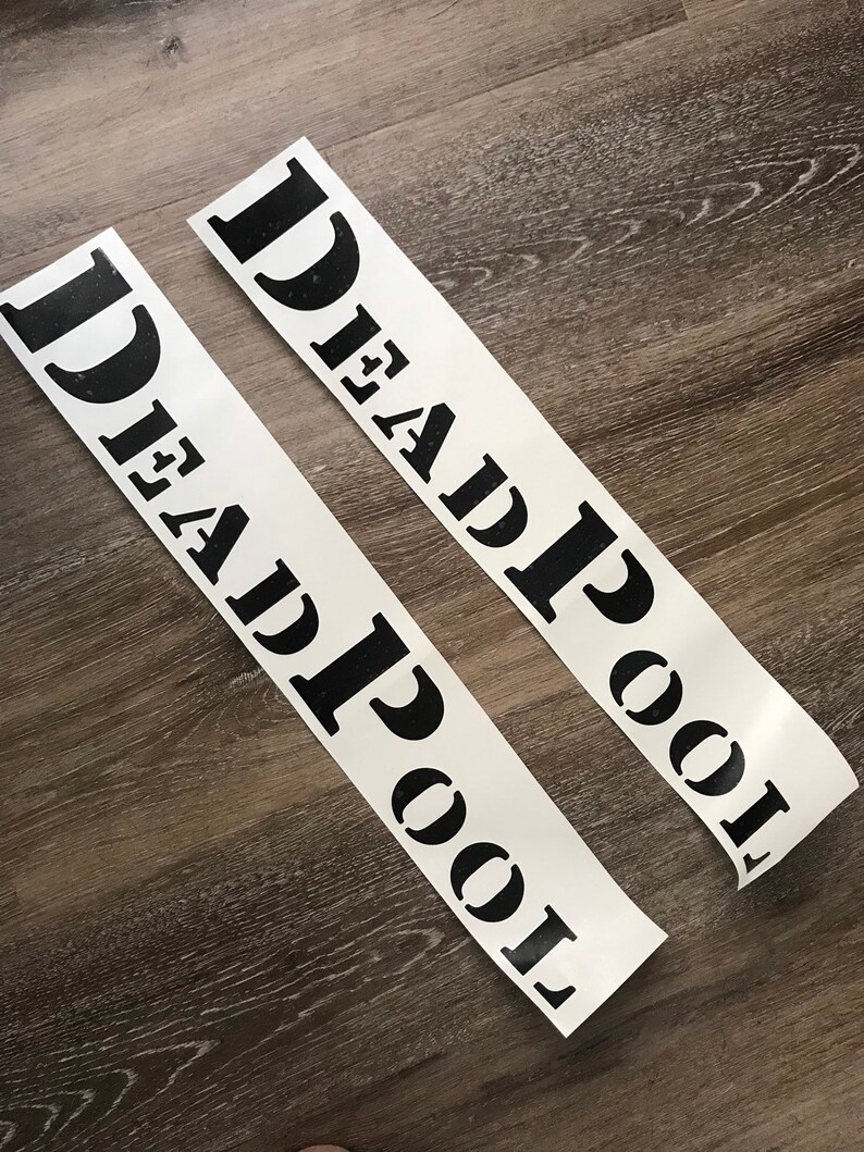 Custom Hood Decal Pair // Jeep Name Decals // Jeep Hood Etsy