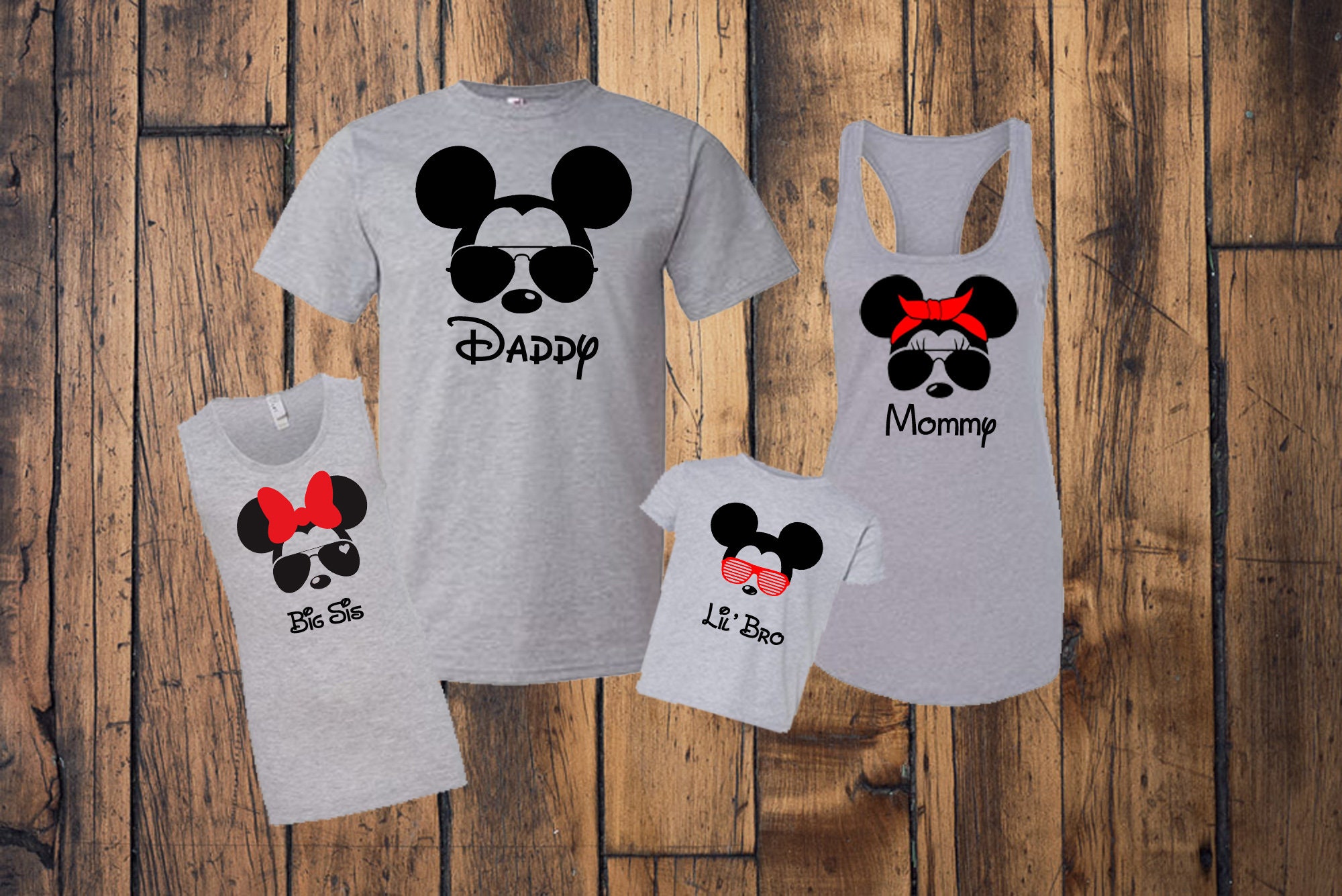 Day at Disney Mickey Minnie Sunglasses Tanks or Tees, Disney Tank top…