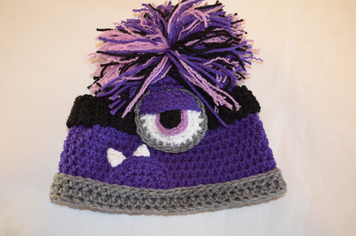 crochet purple minion hat crochet purple minion hat