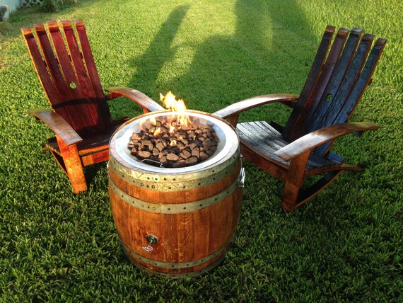 Portable Wine Barrel Fire Pit Portable Wine Barrel Fire Pit, Wine Barrel Patio Furniture