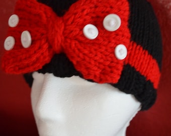 minnie boutique inspired beanie