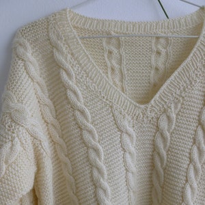 Jersey de punto hecho a mano sale