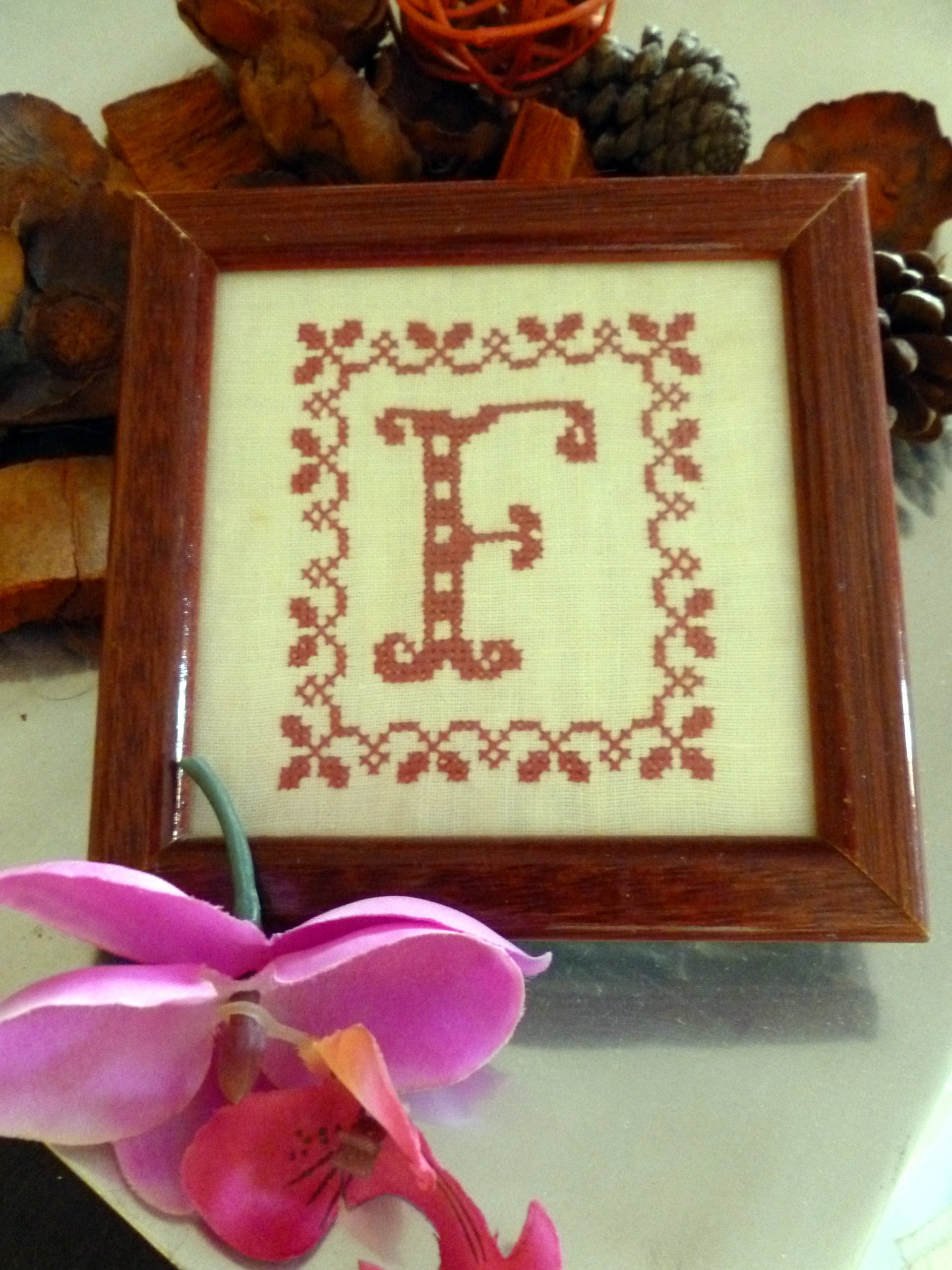 Letras bordadas Etsy