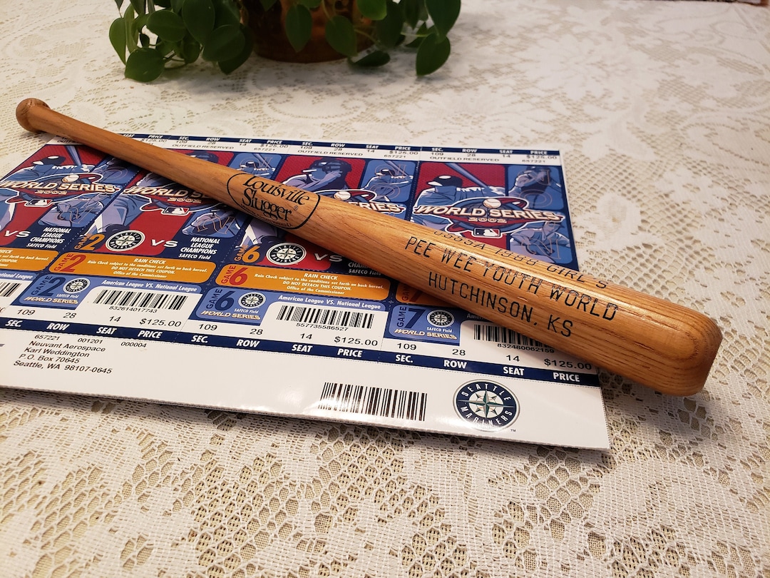 Vintage Miniature Louisville Slugger 125 Wood Baseball Bat USSSA 1998