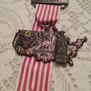 1978 International Federation of Popular Sports (IVV) Grossrosseln Germany US Walking Medal - ***Free Shipping***