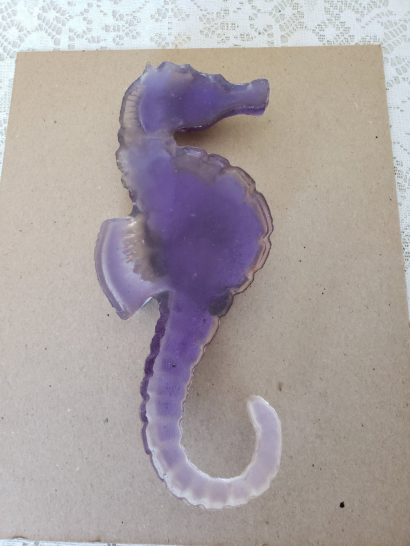 Vintage Resin Wall Hanging Seahorse Etsy