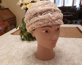 Lovely Vintage 1960's Ladies Turban Hat