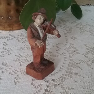 Small Vintage Italian Carved Anri Style Wood Figurine ***FREE SHIPPING ...