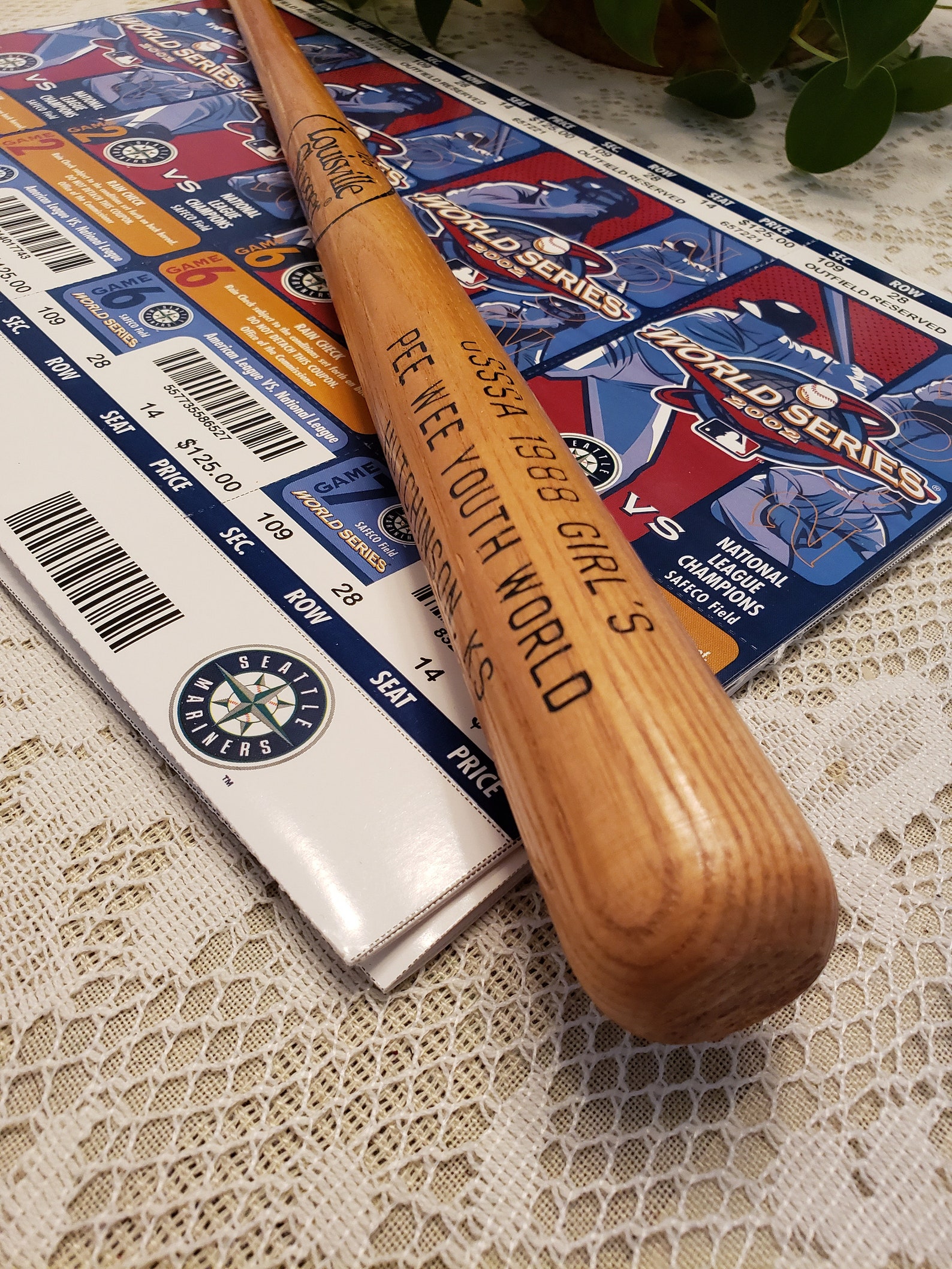 Vintage Miniature Louisville Slugger 125 Wood Baseball Bat Etsy