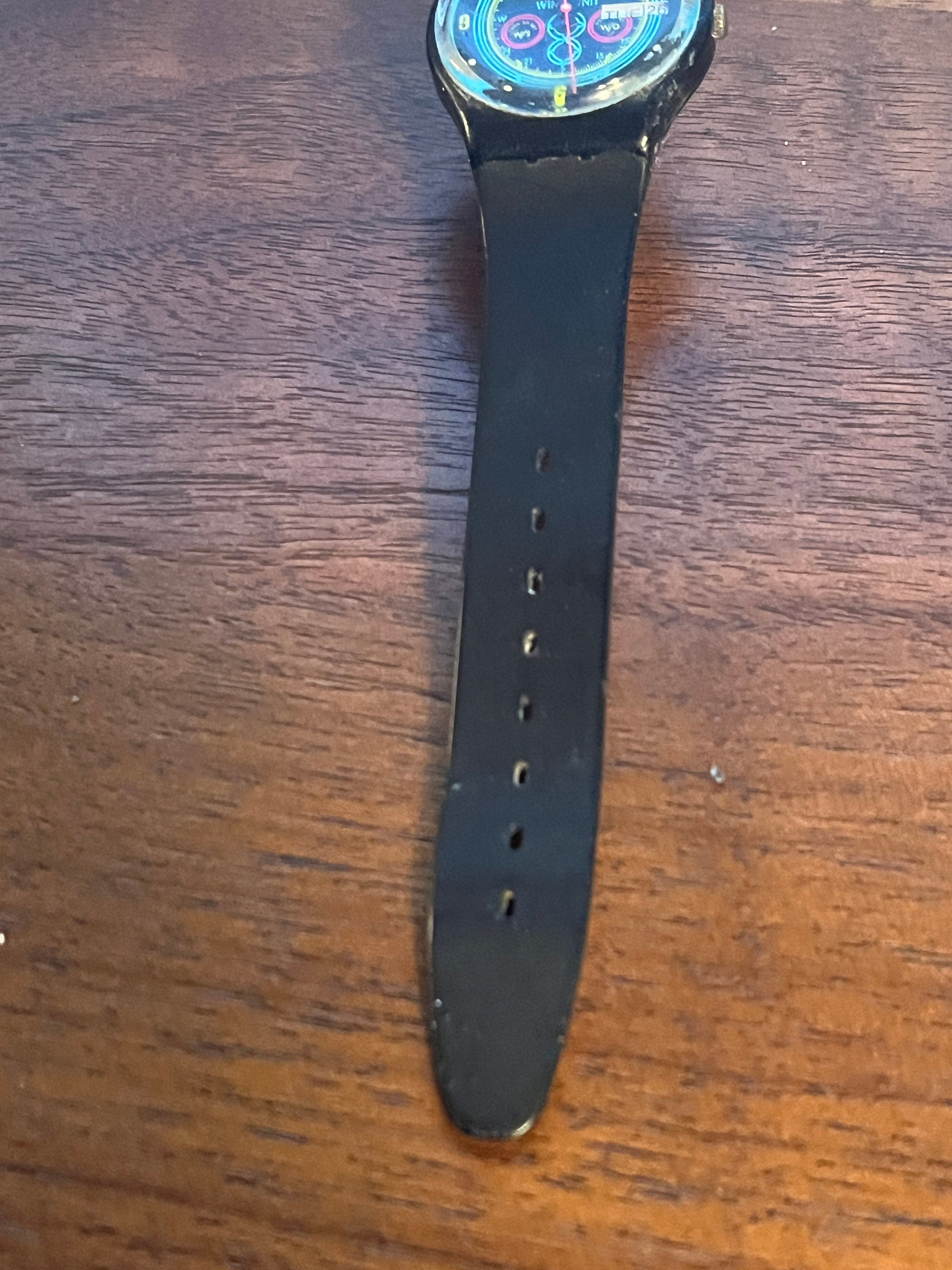 Swatch Watch 1987 Navigator GB707 Vintage - Etsy